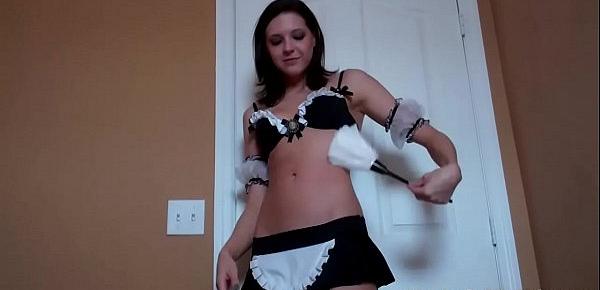  I am your maid but I can help you cum too JOI